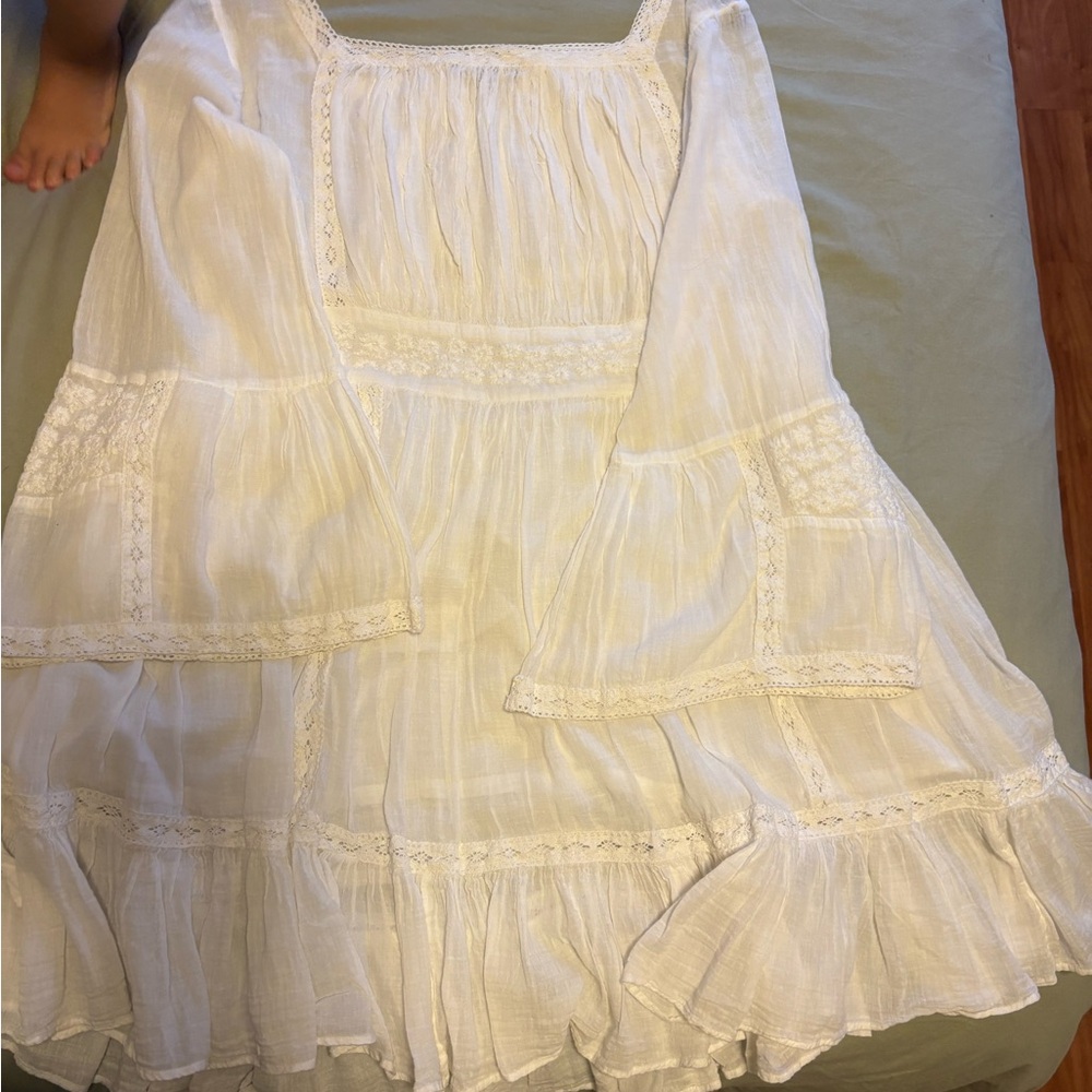 White Bohemian Dress